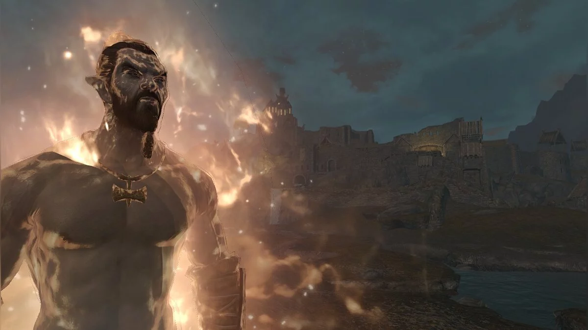 The Elder Scrolls 5: Skyrim Legendary Edition — Сила и техники из аниме Dragon Ball