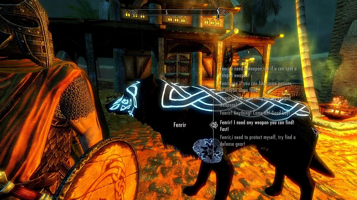 The Elder Scrolls 5: Skyrim Legendary Edition — Фенрир Морозный Волк