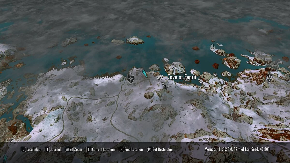 The Elder Scrolls 5: Skyrim Legendary Edition — Фенрир Морозный Волк