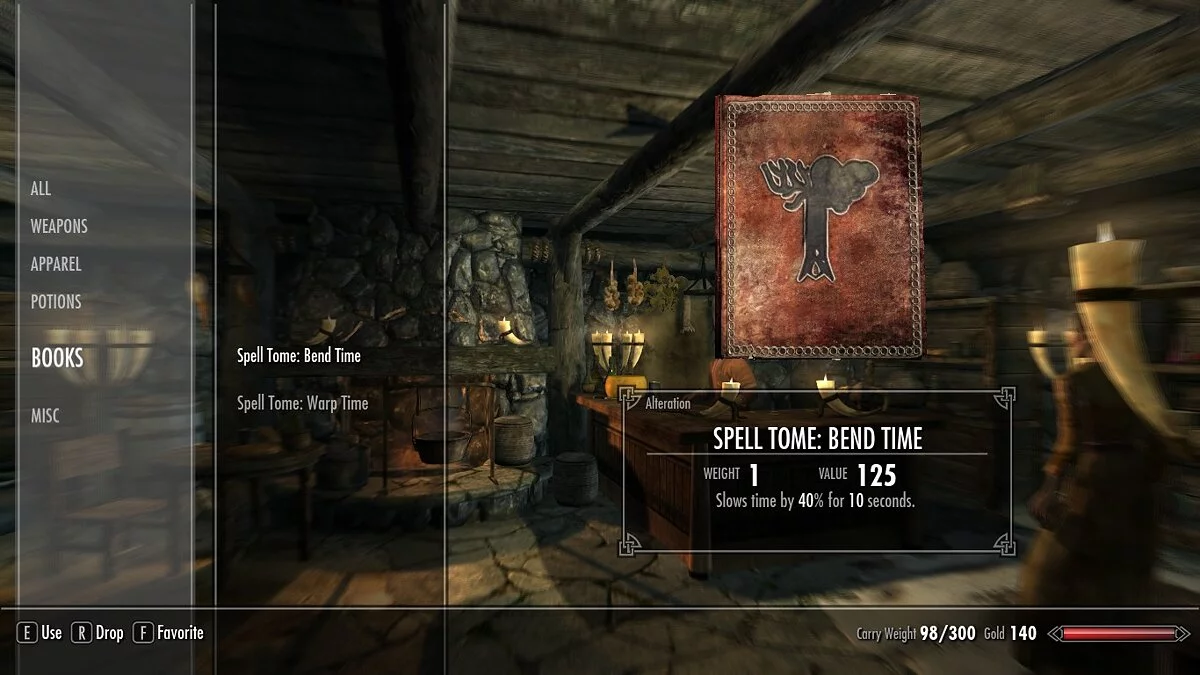 The Elder Scrolls 5: Skyrim Legendary Edition — Заклинания - замедление времени