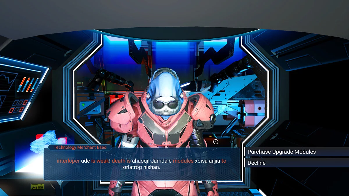 No Man&#039;s Sky — Сокращение диалогов перед торговлей