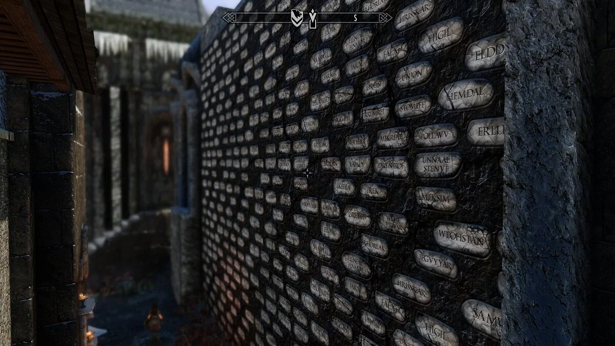 Elder Scrolls 5: Skyrim Special Edition — Мемориальная стена в Виндхельме в 4K