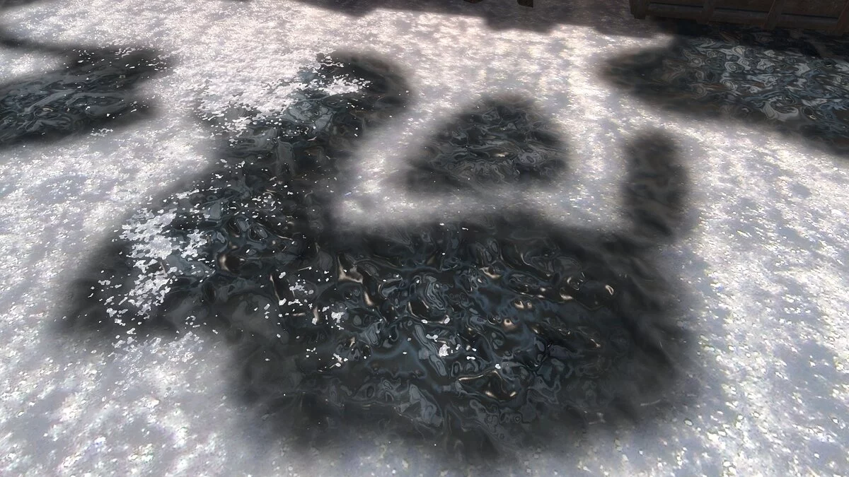 Elder Scrolls 5: Skyrim Special Edition — Лужи в 4K