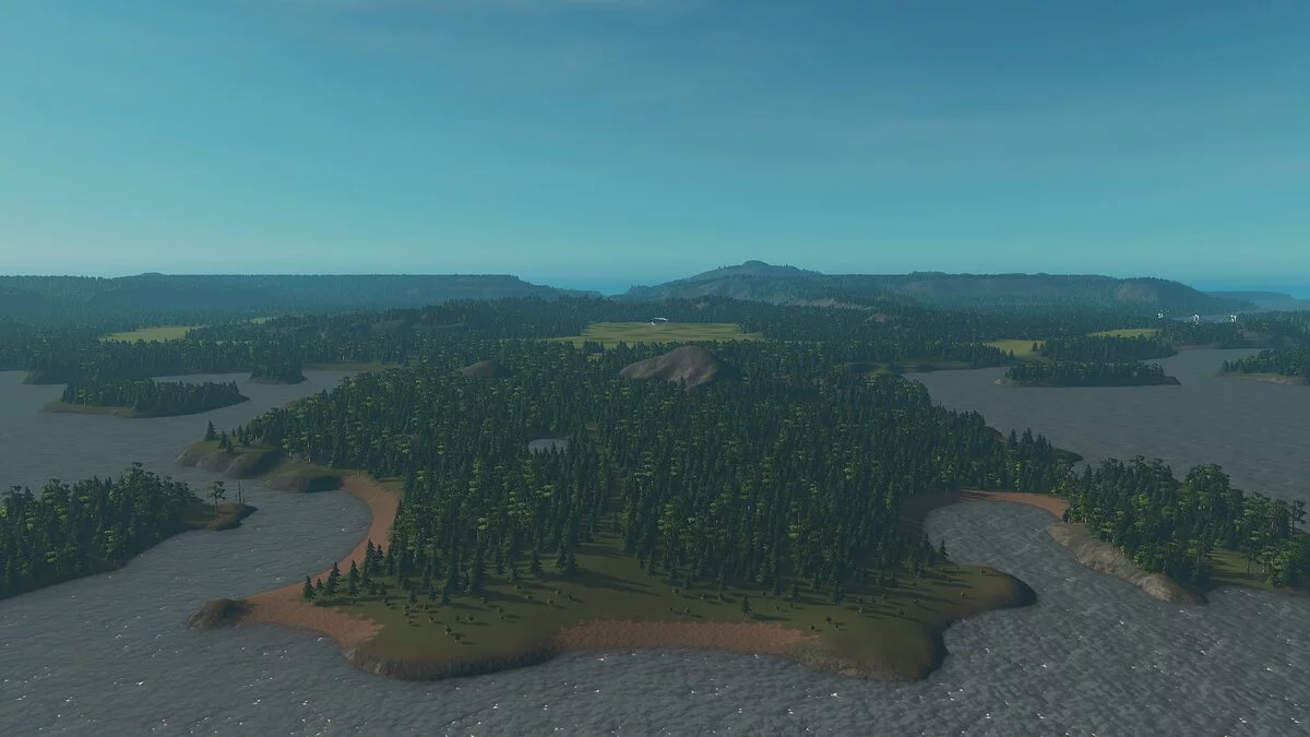 Cities: Skylines — Карта глубокий ахипелаг