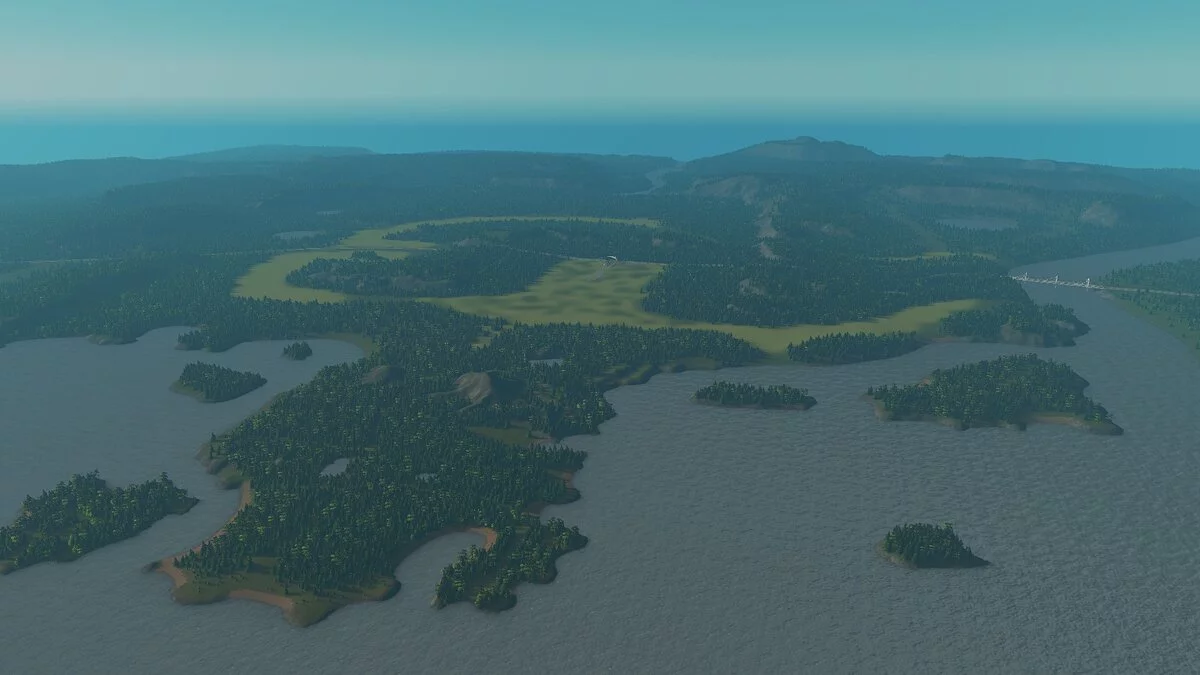 Cities: Skylines — Карта глубокий ахипелаг