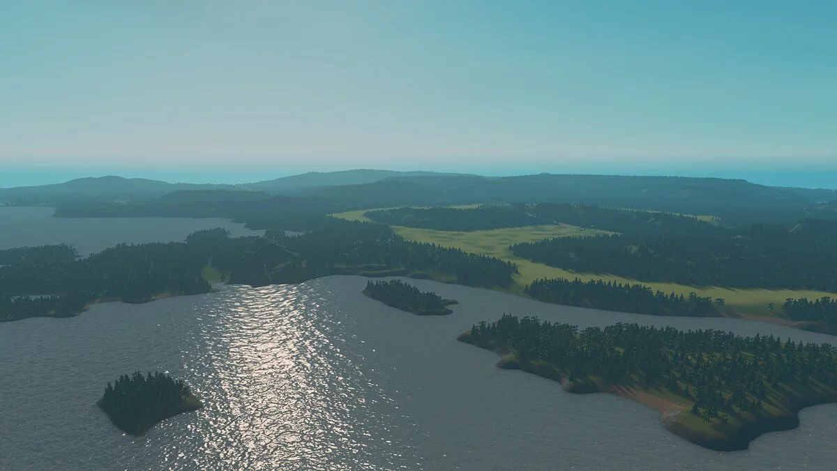 Cities: Skylines — Карта глубокий ахипелаг