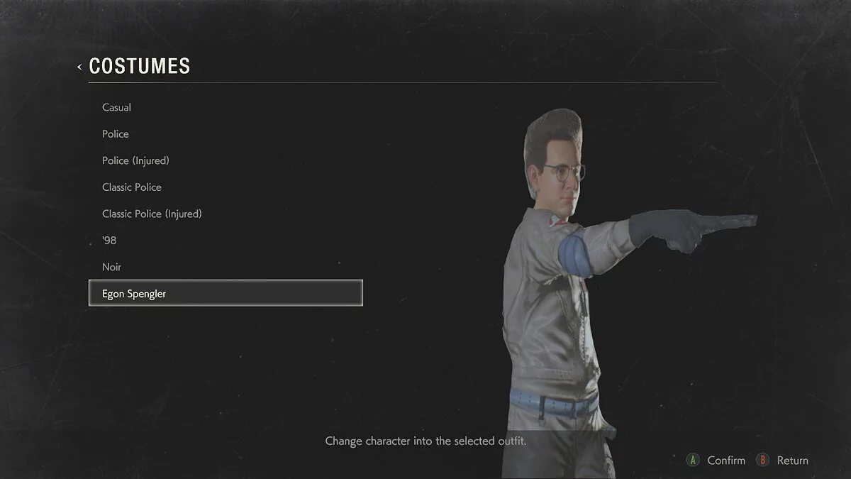 Resident Evil 2 —  Игон Спенглер из охотников за привидениями