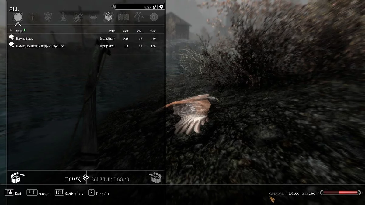 Elder Scrolls 5: Skyrim Special Edition — Охота на ястребов