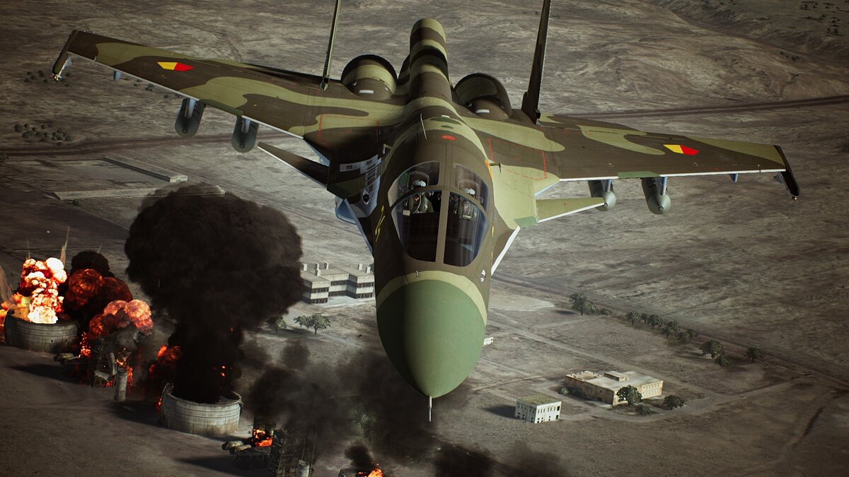 Ace Combat 7: Skies Unknown — Раскраска 172-я гвардейская эскадрилья для Су-34