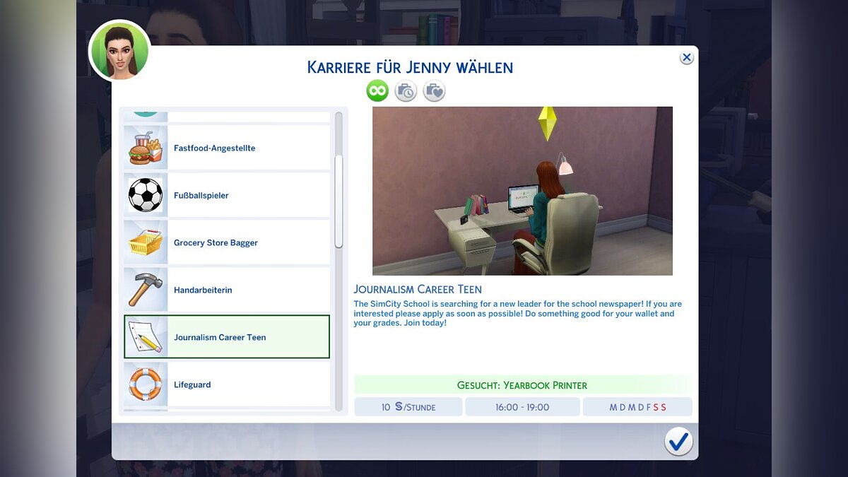 The Sims 4 — Карьера журналиста для подростков
