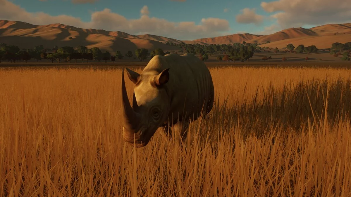 Planet Zoo — Белый носорог