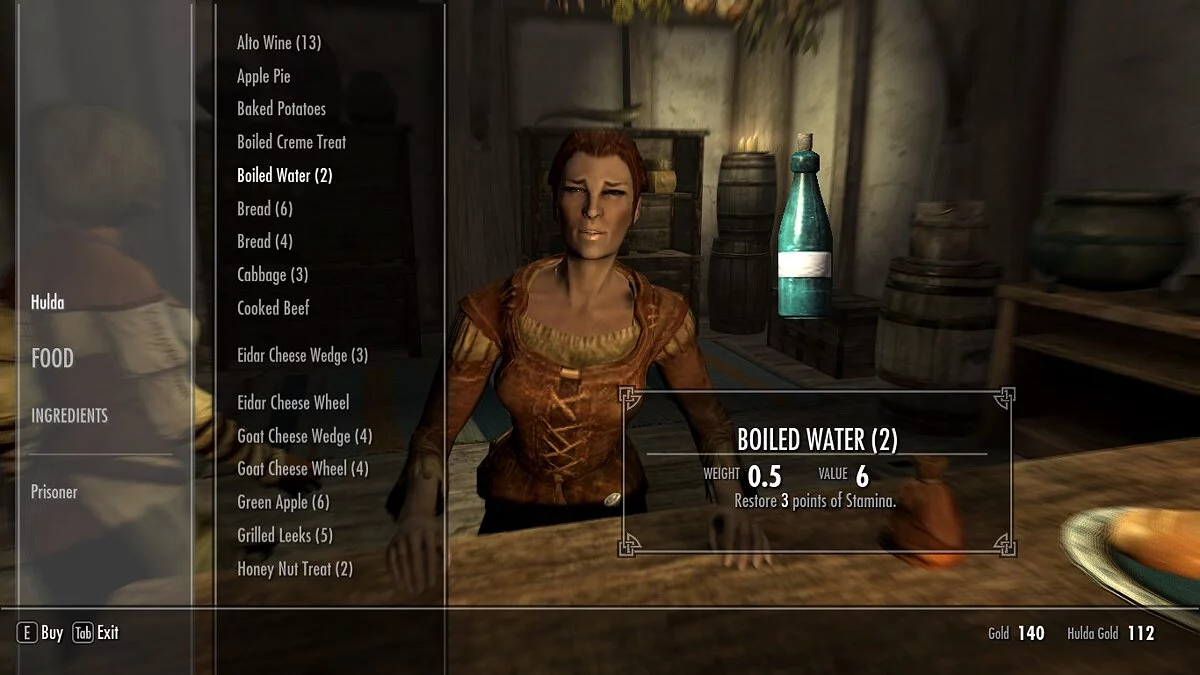 The Elder Scrolls 5: Skyrim Legendary Edition — Не забывайте о своих потребностях