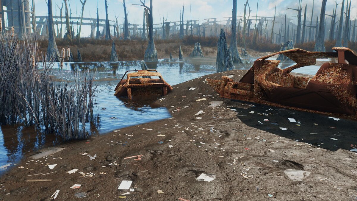 Fallout 4 natural landscapes 2k 4k фото 16
