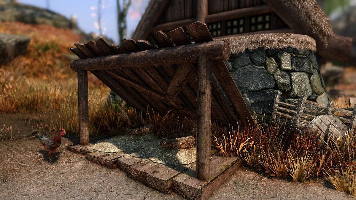Elder Scrolls 5: Skyrim Special Edition — Фермерские дома и деревни в 4K и 2K
