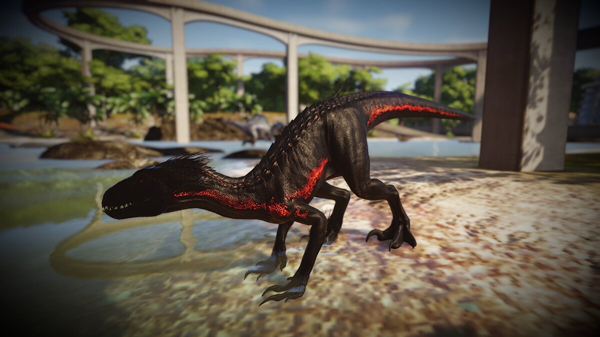 Jurassic World Evolution — Индораптор пылающий уголь