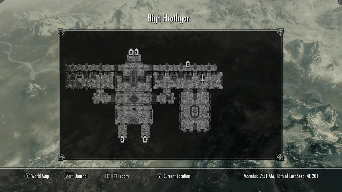 Elder Scrolls 5: Skyrim Special Edition — Квест "дракон под Вайтраном"