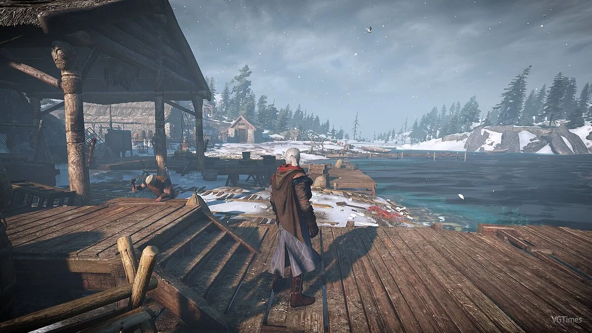 The Witcher 3: Wild Hunt — Зимняя погода на Островах Скеллиге