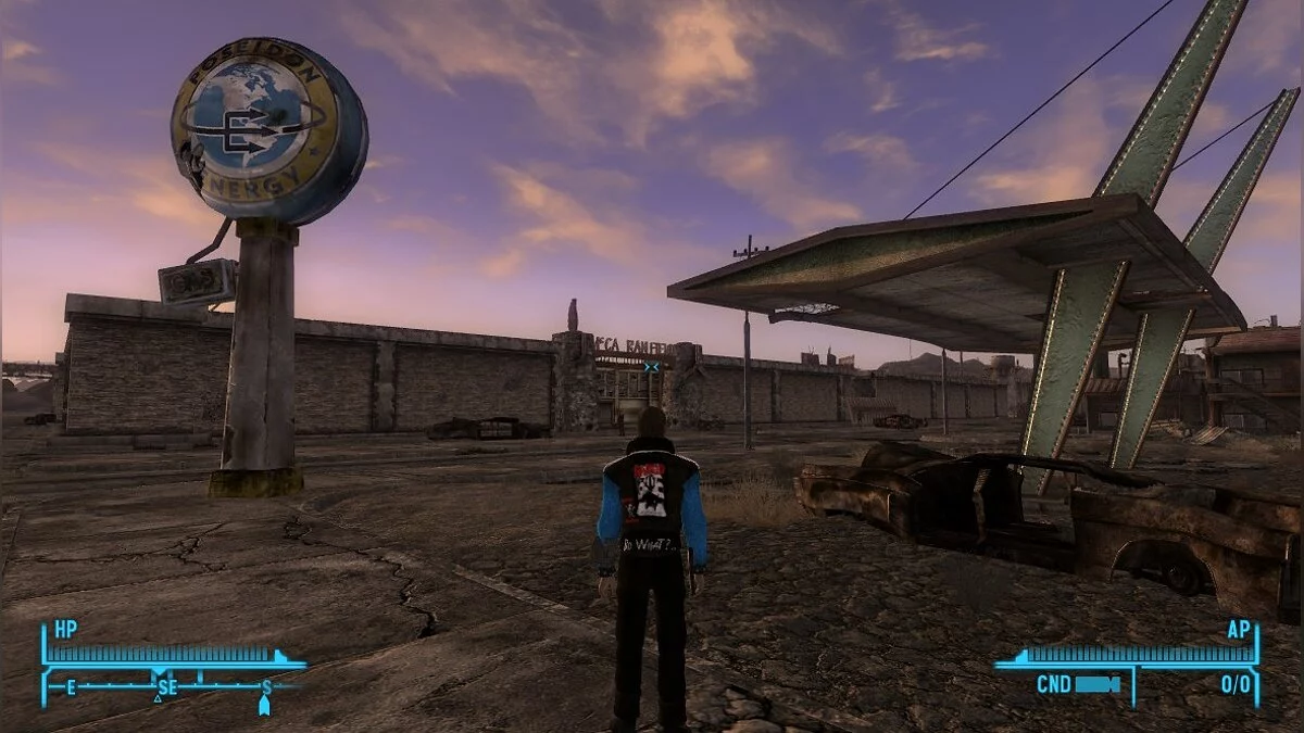 Fallout: New Vegas — Куртка в стиле Панк и пистолет