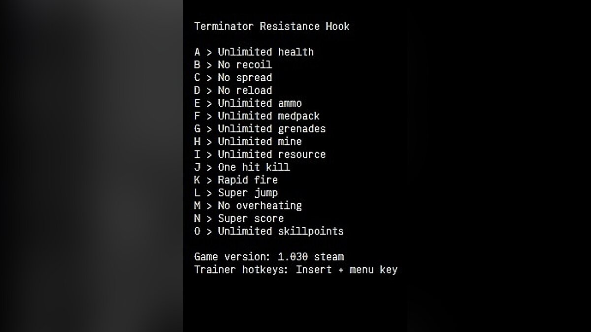 Terminator: Resistance — Трейнер (+15) [1.030]
