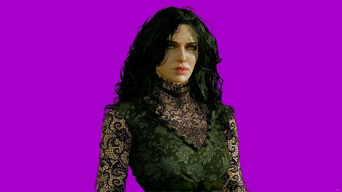 The Witcher 3: Wild Hunt — Новые кудрявые волосы и кружевное платье для Йеннифэр