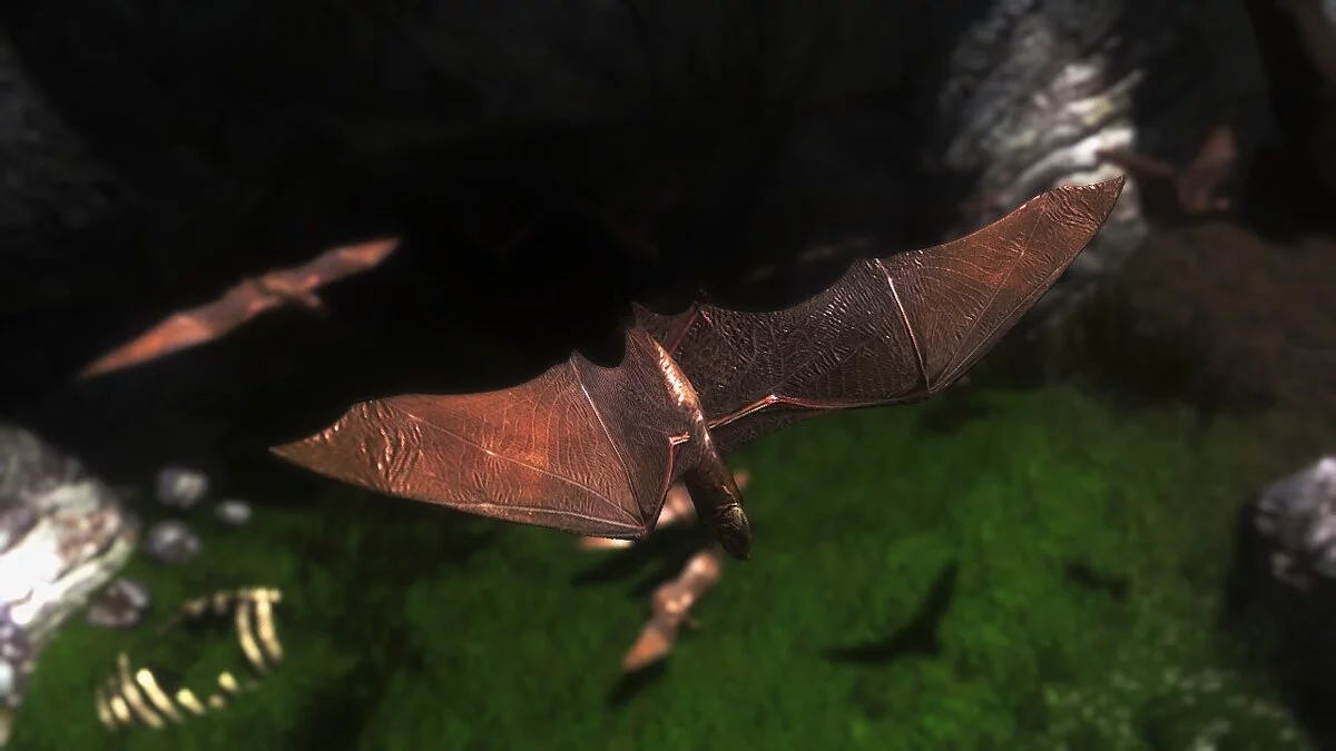 Elder Scrolls 5: Skyrim Special Edition — Летучие мыши в HD