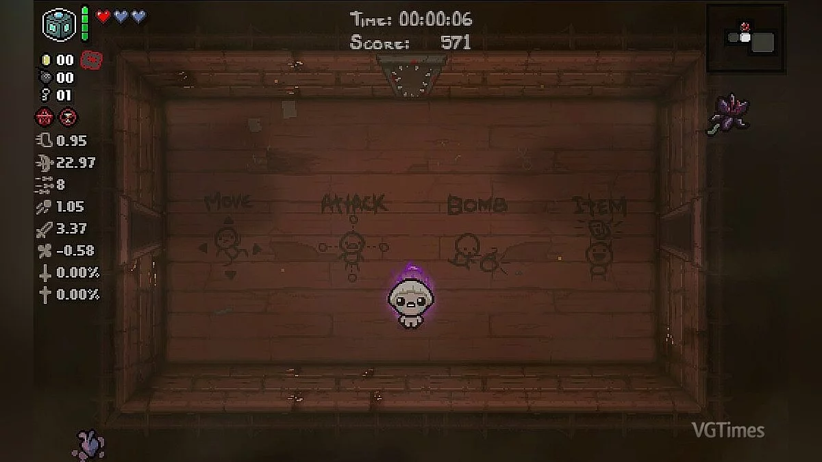 The Binding of Isaac — Спавн с предметами из модов