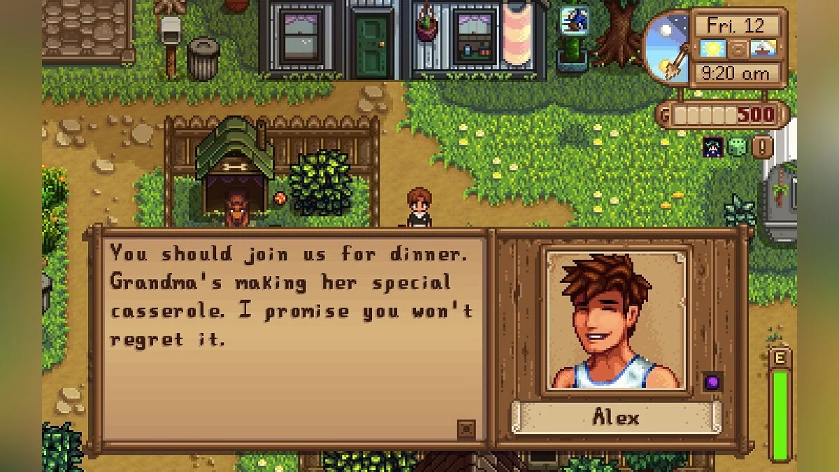 Stardew Valley — Обновленные диалоги для Алекса