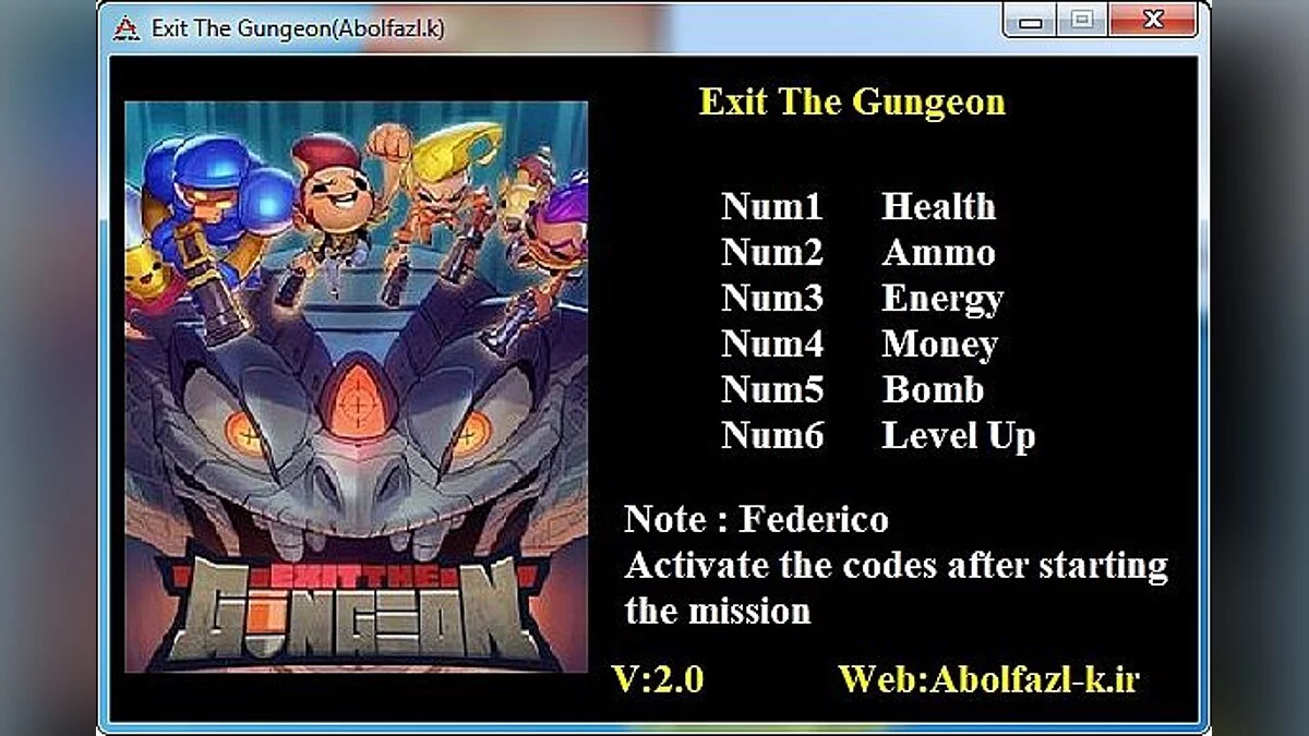 Exit the Gungeon — Трейнер (+6) [2.0]