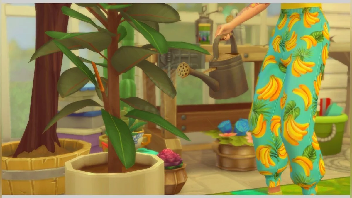 The Sims 4 — Уход за комнатными растениями