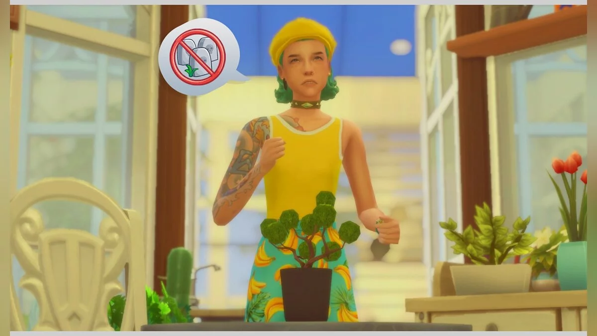 The Sims 4 — Уход за комнатными растениями