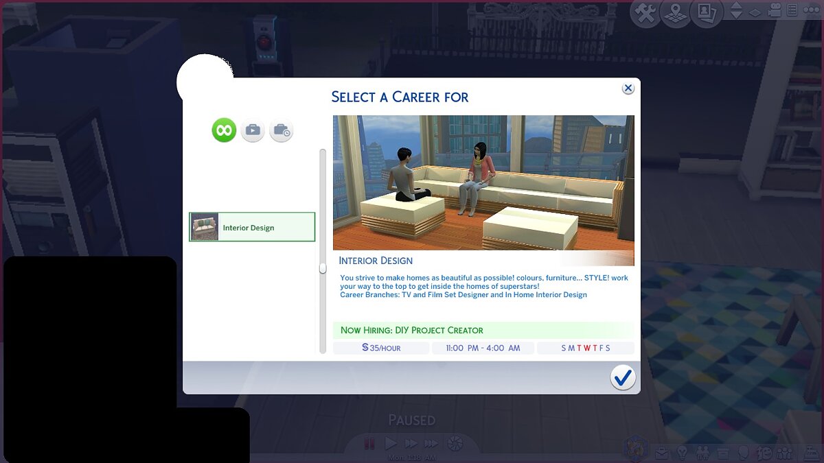 The Sims 4 — Карьера дизайнера интерьера (19.03.2020)
