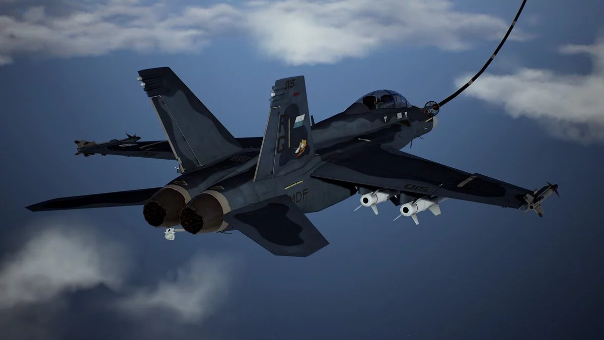 Ace Combat 7: Skies Unknown — Раскраска для FA-18F - "Синий камуфляж"
