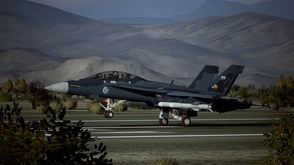 Ace Combat 7: Skies Unknown — Раскраска для FA-18F - "Синий камуфляж"