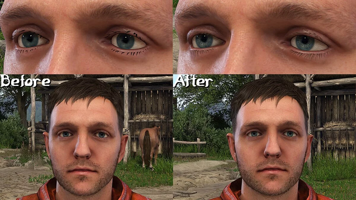 Kingdom Come: Deliverance - Royal Edition — Улучшенные глаза