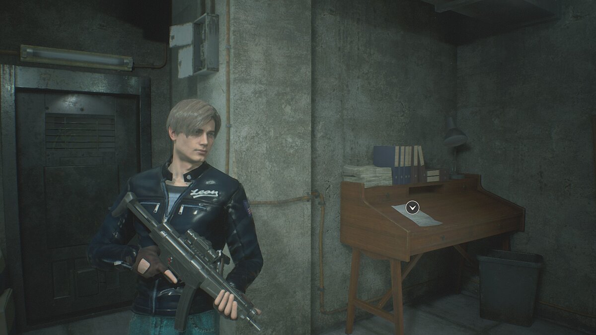 Resident Evil 2 — Классическая куртка с черепом для Леона