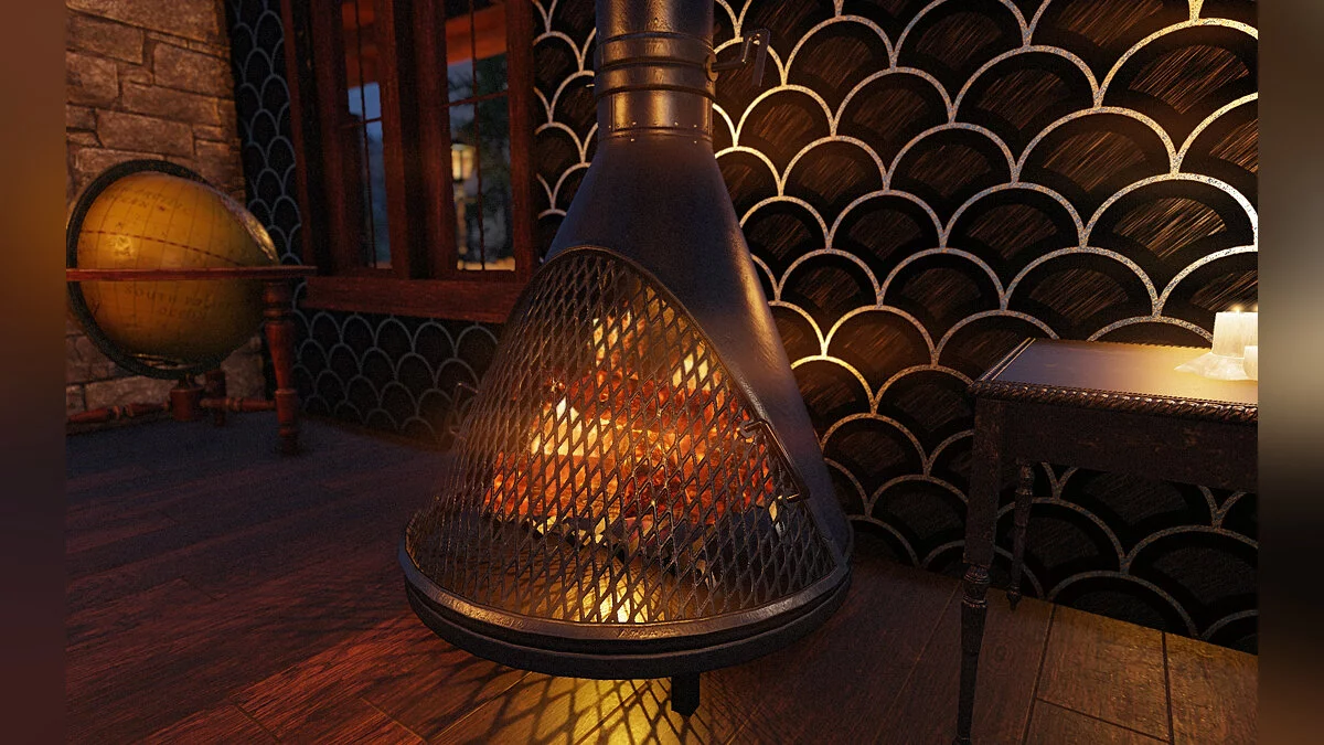 Fallout 76 — Чистый неповрежденный современный камин