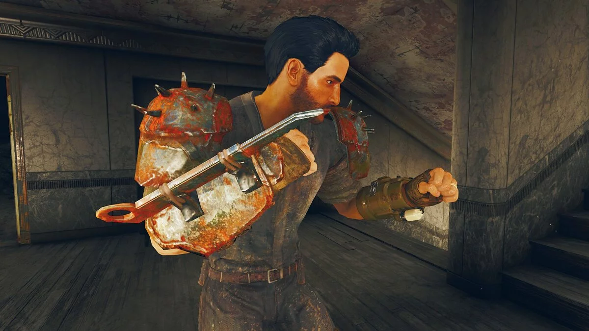 Fallout 4: Game of the Year Edition — Металлический клинок для брони