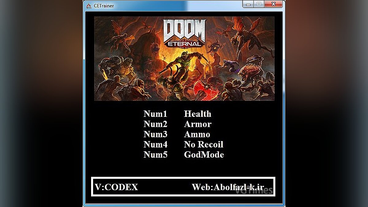 Doom Eternal — Трейнер (+5) [1.0]