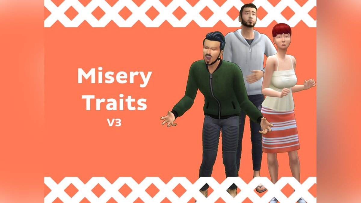 The Sims 4 — Страшные черты V3 (25.03.2020)