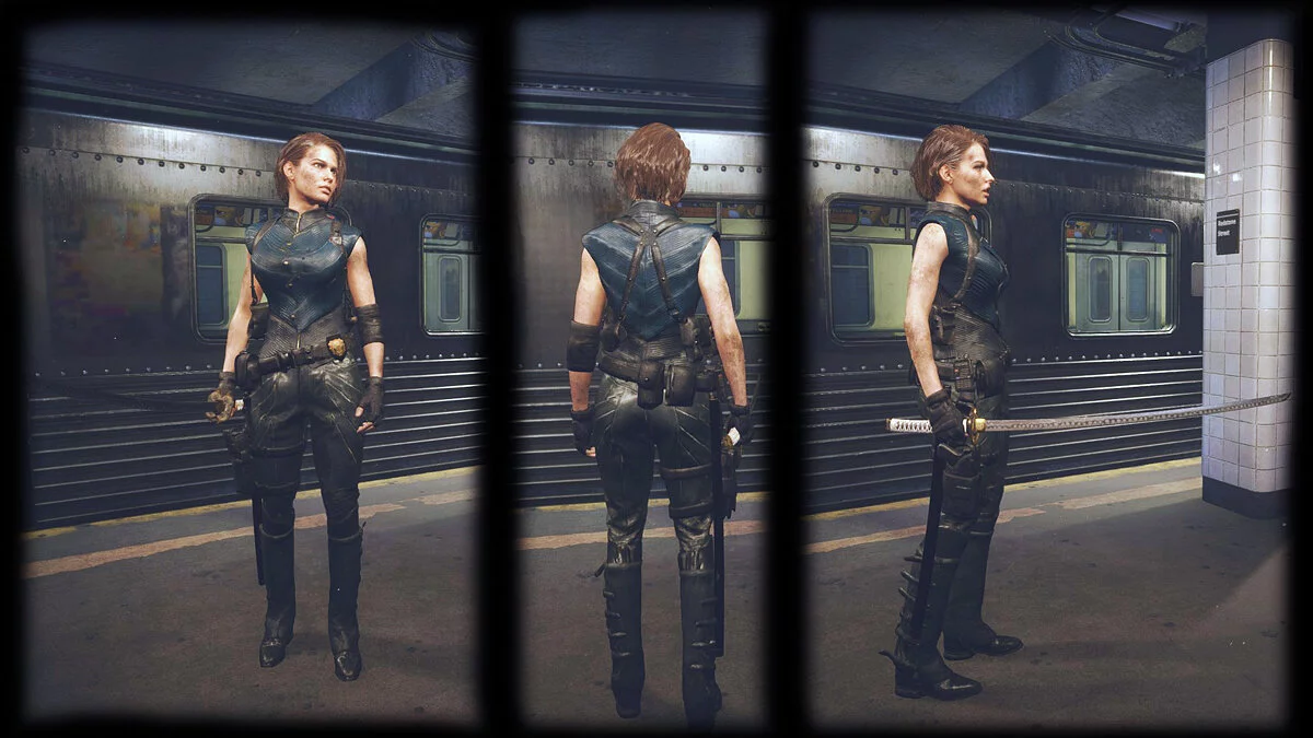 Resident Evil 3 — Новый костюм и катана