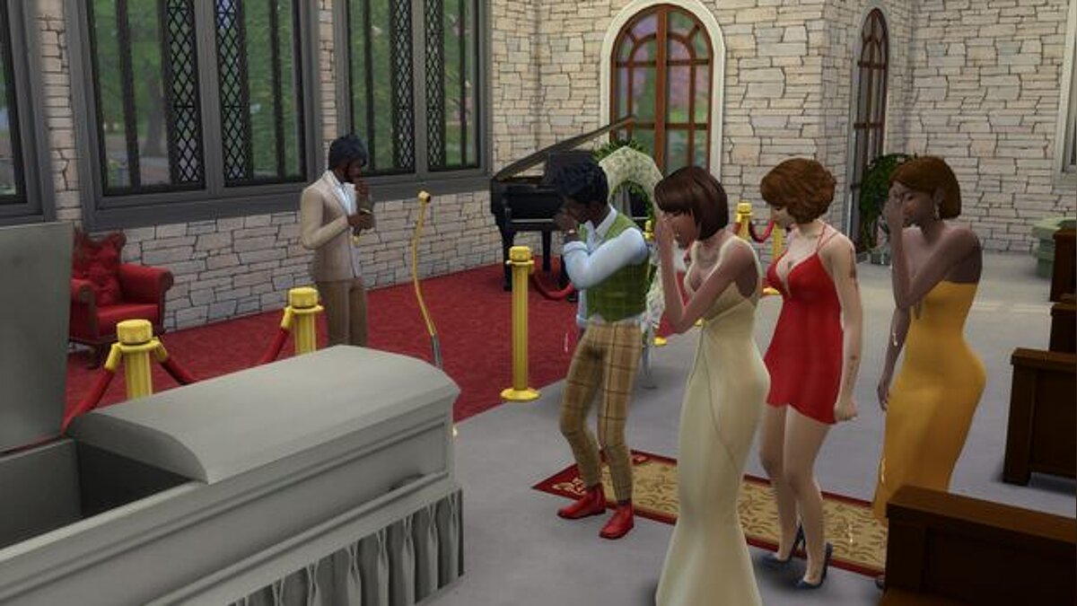 The Sims 4 — Мод на похороны (26.03.2020)
