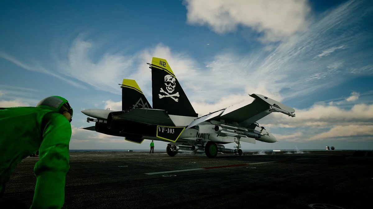 Ace Combat 7: Skies Unknown — Раскраска "Веселый Роджер" для Су-33