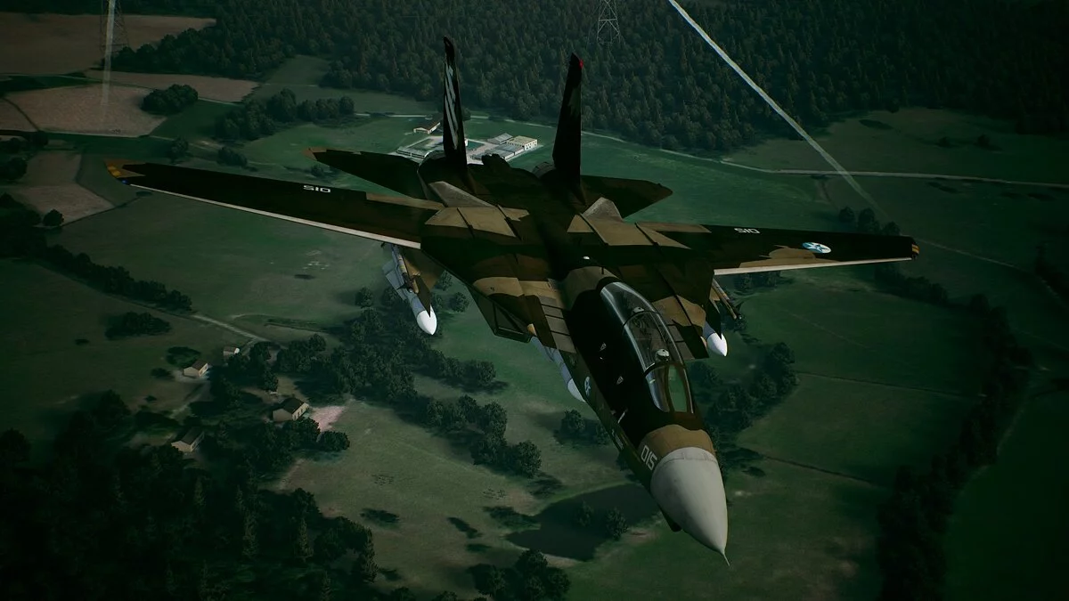 Ace Combat 7: Skies Unknown — Коричневый камуфляж для F-14D