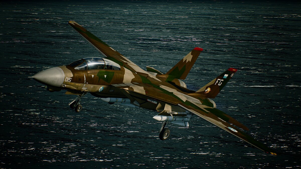 Ace Combat 7: Skies Unknown — Коричневый камуфляж для F-14D