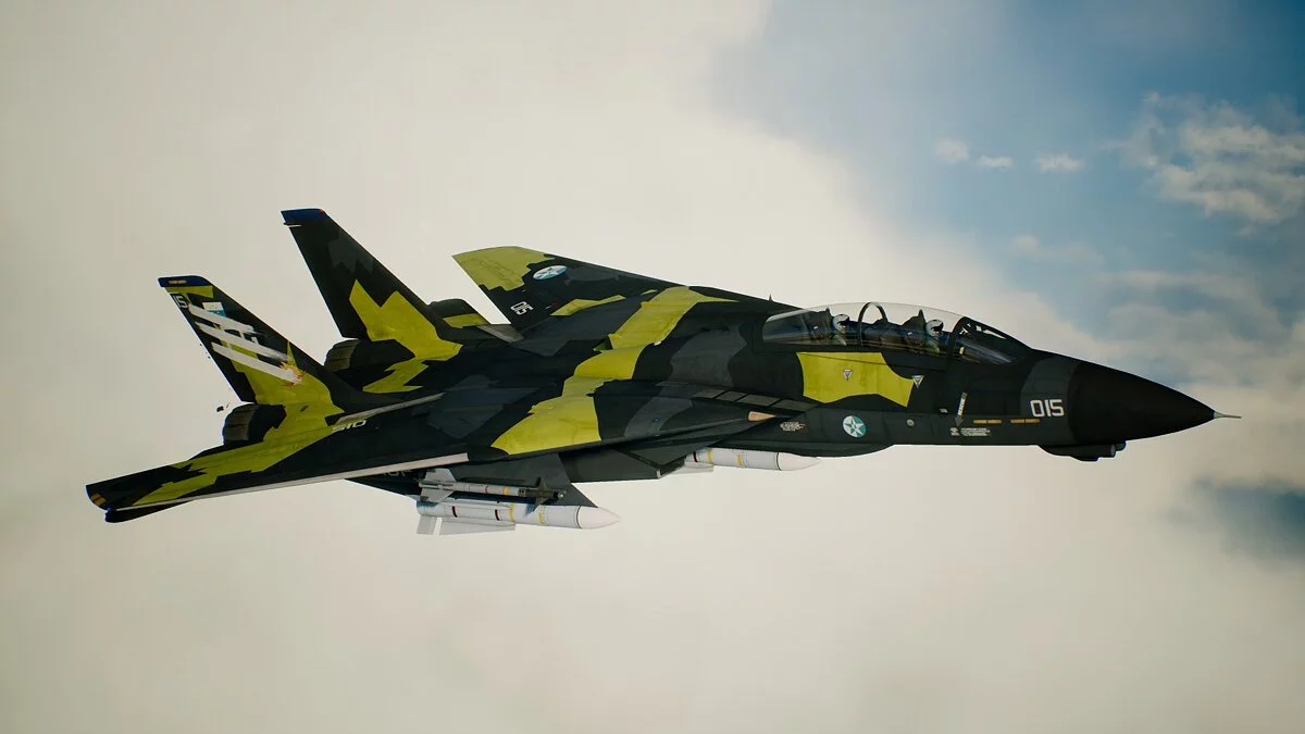 Ace Combat 7: Skies Unknown — Желтый камуфляж для F-14D