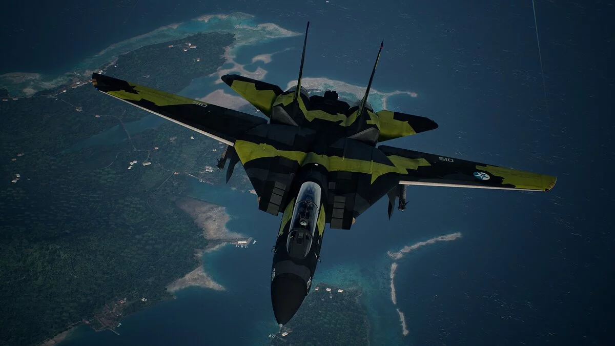 Ace Combat 7: Skies Unknown — Желтый камуфляж для F-14D