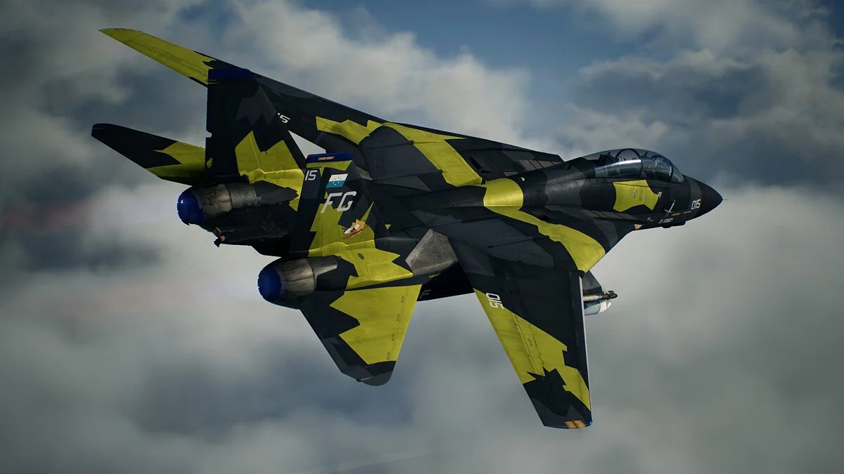 Ace Combat 7: Skies Unknown — Желтый камуфляж для F-14D