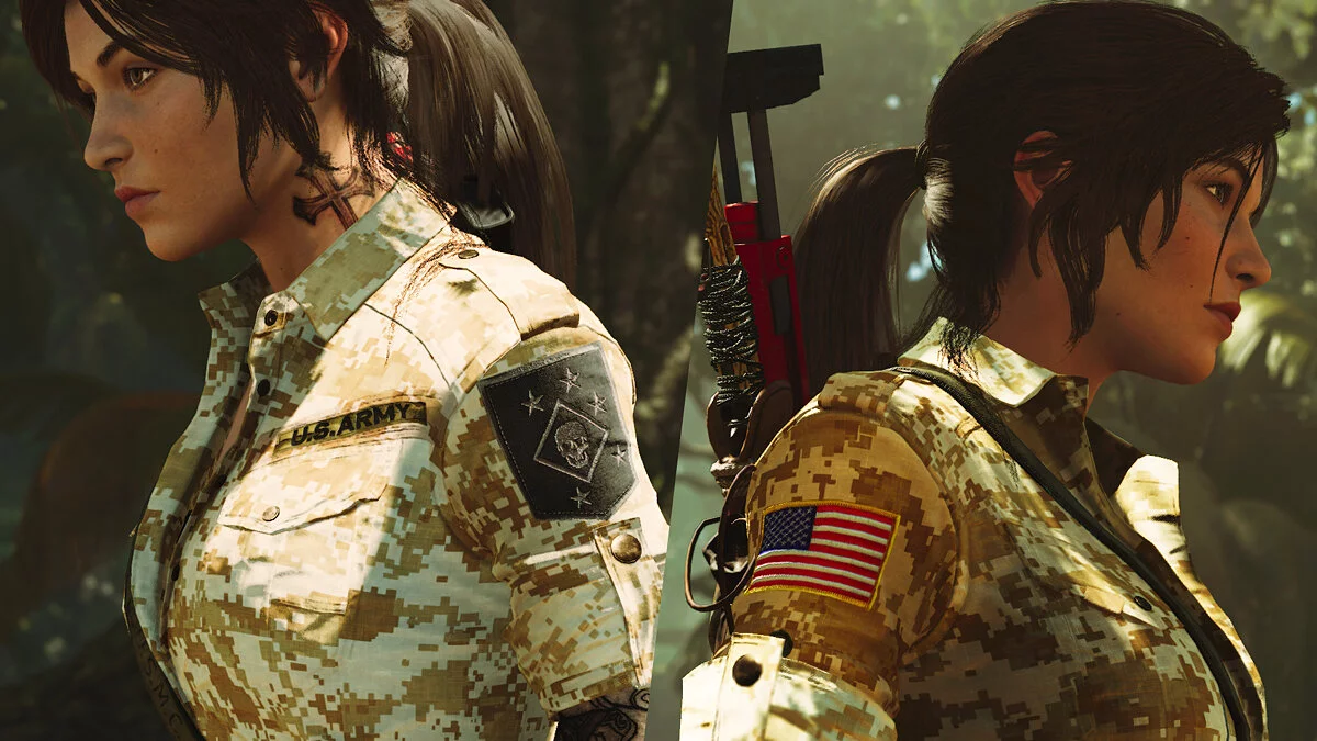 Shadow of the Tomb Raider — Армейская форма