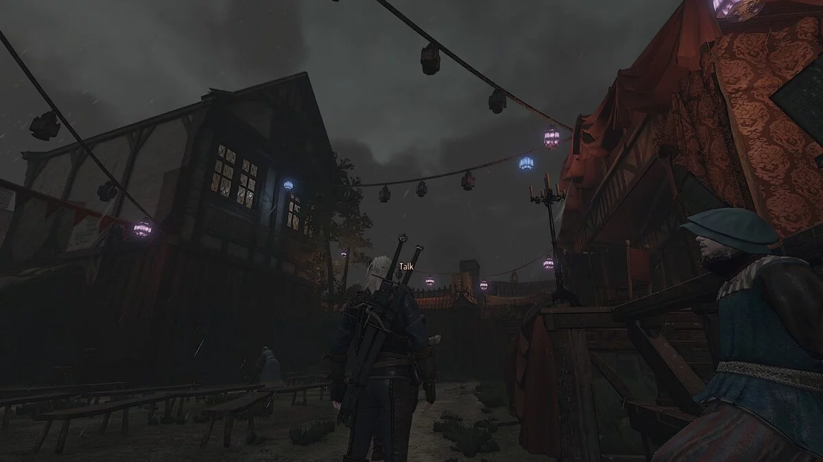 The Witcher 3: Wild Hunt - Complete Edition — Фиолетовые фонари борделей