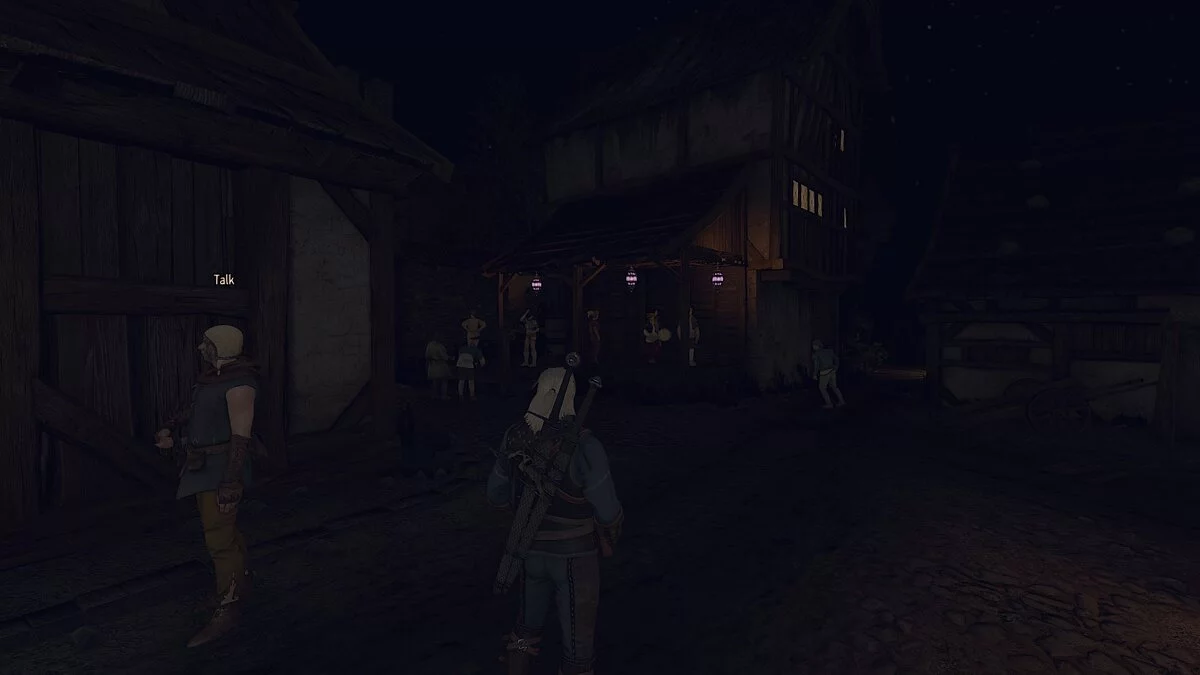 The Witcher 3: Wild Hunt - Complete Edition — Фиолетовые фонари борделей